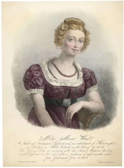 Framed Print : RACIAL / NORWAY / LADY 1821 Framed Print : RACIAL / NORWAY / LADY 1821