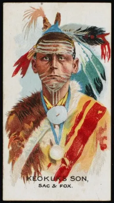Framed Print : Racial / Sac-Fox Son / 20C Framed Print : Racial / Sac-Fox Son / 20C