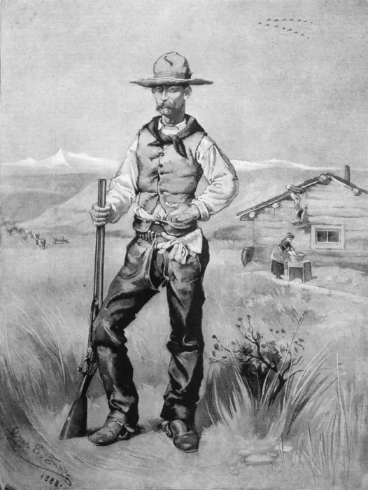 Framed Print : Racial / Settler 1888 Framed Print : Racial / Settler 1888