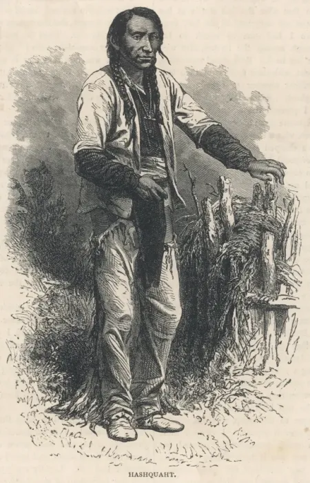 Framed Print : Racial / Shoshone Man 1860 Framed Print : Racial / Shoshone Man 1860