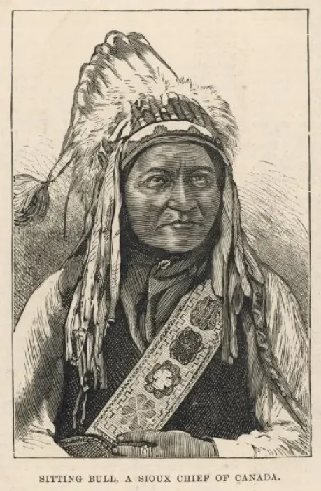 Framed Print : Racial / Sitting Bull / Iln Framed Print : Racial / Sitting Bull / Iln