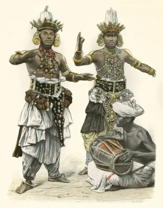 Framed Print : Racial / Sri Lanka / Dancers Framed Print : Racial / Sri Lanka / Dancers