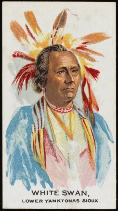Framed Print : Racial / White Swan / Sioux Framed Print : Racial / White Swan / Sioux