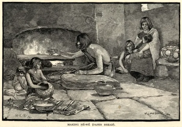 Framed Print : Racial / Zuni Bread 1882 Framed Print : Racial / Zuni Bread 1882