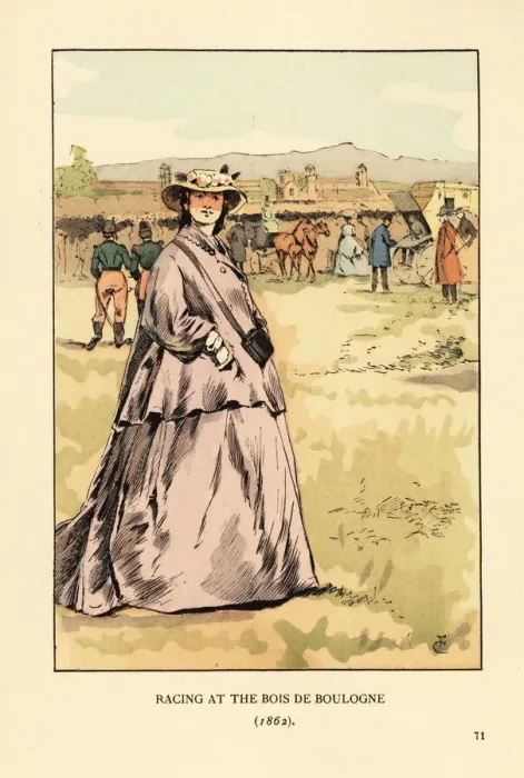 Framed Print : Racing at the Bois de Boulogne, Paris, 1862 Framed Print : Racing at the Bois de Boulogne, Paris, 1862