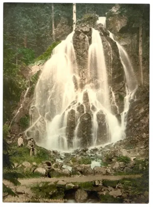 Framed Print : Radaufall, Harzburg, Hartz, Germany Framed Print : Radaufall, Harzburg, Hartz, Germany