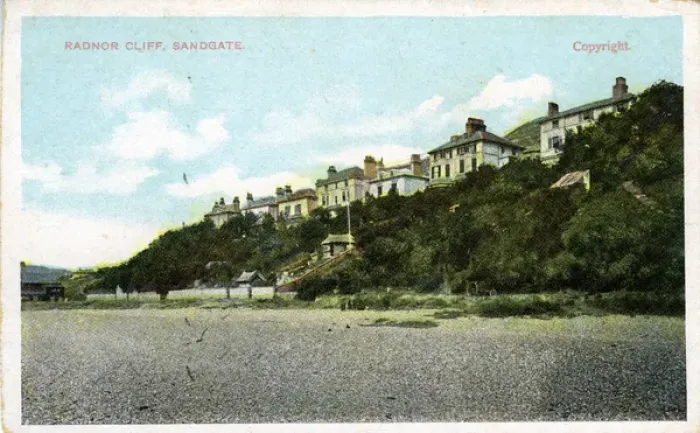 Framed Print : Radnor Cliff, Sandgate, Kent Framed Print : Radnor Cliff, Sandgate, Kent