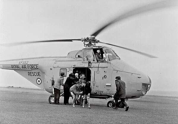 RAF 22 Squadron Search and Rescue helicopter