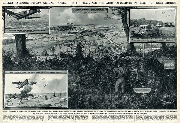 RAF and Army cooperate against enemy by G. H. Davis