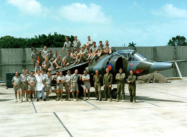 RAF Belize - No. 1417 Flight RAF July 1990 informal