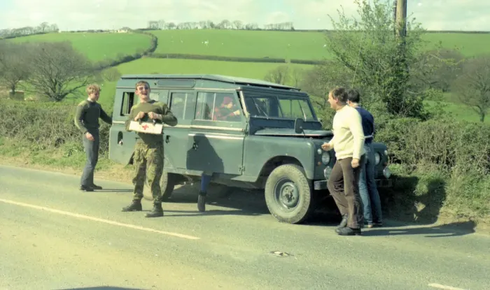 Framed Print : RAF Halton Ten Tors expedition 1977 - LWB Land Rover Framed Print : RAF Halton Ten Tors expedition 1977 - LWB Land Rover
