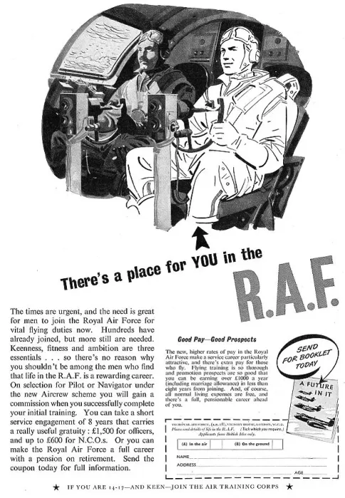 Framed Print : RAF Recruitment - Aircrew Framed Print : RAF Recruitment - Aircrew