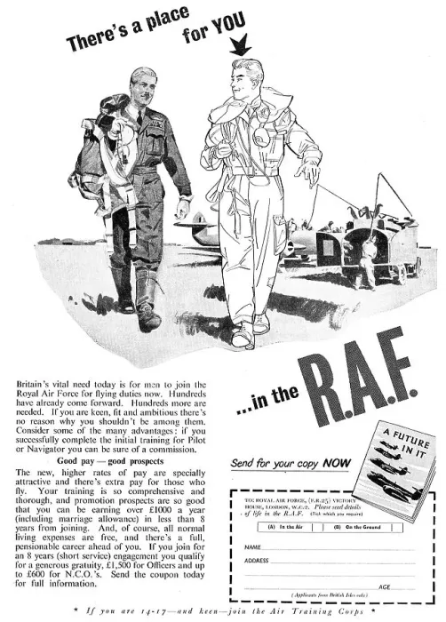 Framed Print : RAF Recruitment - Aircrew Framed Print : RAF Recruitment - Aircrew