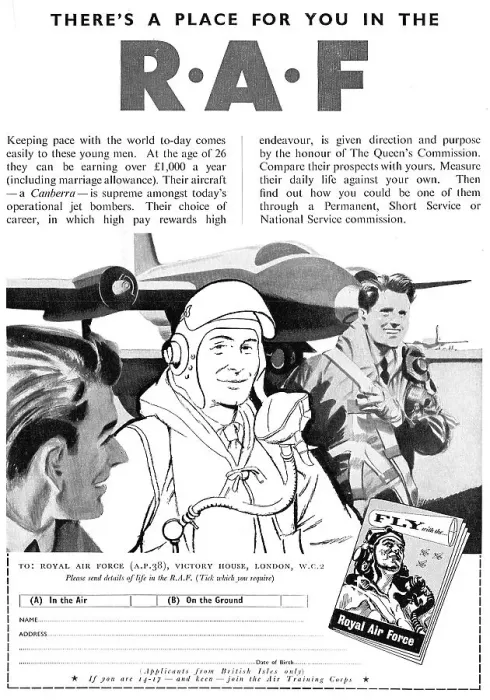 Framed Print : RAF Recruitment : Aircrew Framed Print : RAF Recruitment : Aircrew