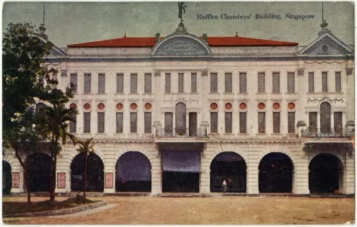 Framed Print : Raffles Chambers Building, Singapore Framed Print : Raffles Chambers Building, Singapore