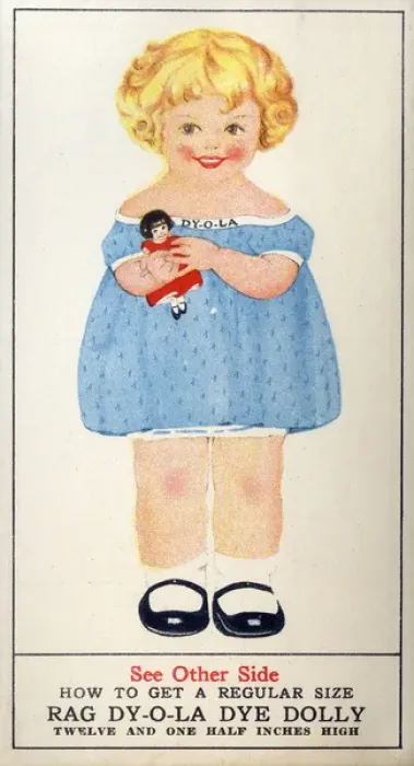 Framed Print : Rag Dy-o-la Dye Dolly Framed Print : Rag Dy-o-la Dye Dolly
