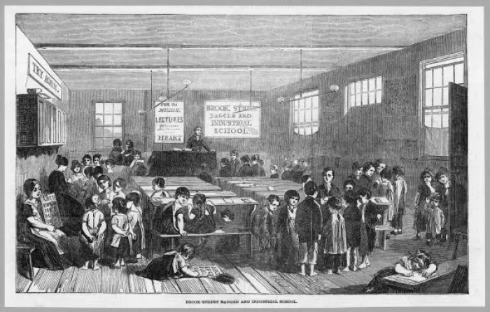 Framed Print : Ragged School 1853 Framed Print : Ragged School 1853