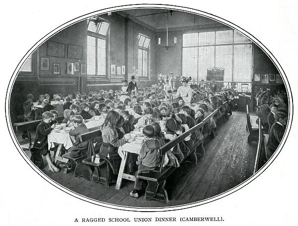 Ragged School Union dinner 1900