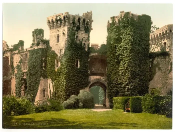 Framed Print : Raglan Castle, I. England Framed Print : Raglan Castle, I. England