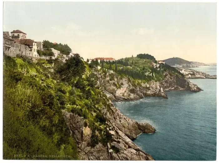 Framed Print : Ragusa, Bella Vista, Dalmatia, Austro-Hungary Framed Print : Ragusa, Bella Vista, Dalmatia, Austro-Hungary
