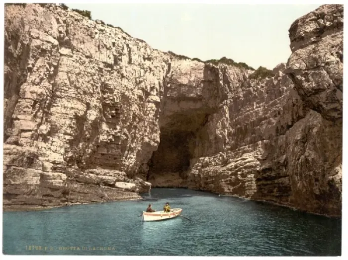 Framed Print : Ragusa, Cave of Lacroma, Dalmatia, Austro-Hungary Framed Print : Ragusa, Cave of Lacroma, Dalmatia, Austro-Hungary