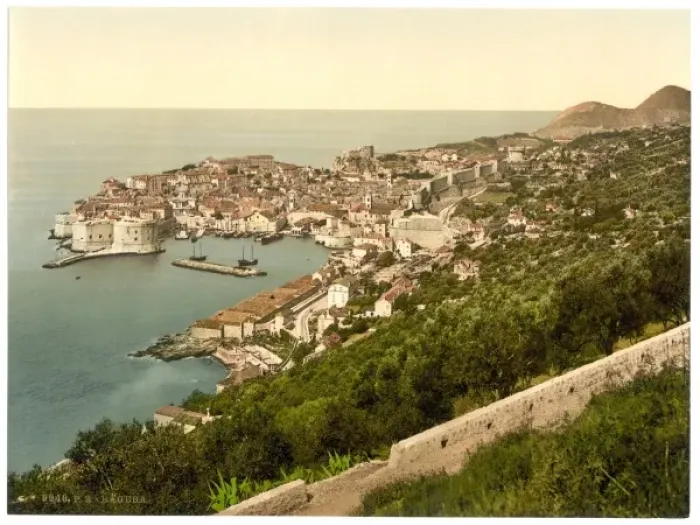 Framed Print : Ragusa, from the East, Dalmatia, Austro-Hungary Framed Print : Ragusa, from the East, Dalmatia, Austro-Hungary