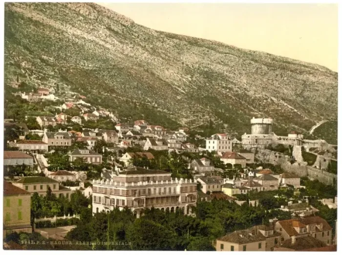 Framed Print : Ragusa, the Imperial Hotel, Dalmatia, Austro-Hungary Framed Print : Ragusa, the Imperial Hotel, Dalmatia, Austro-Hungary
