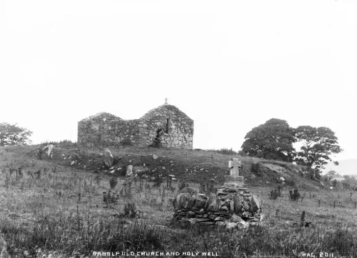 Framed Print : Raholp Old Church and Holy Well Framed Print : Raholp Old Church and Holy Well