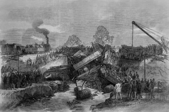Framed Print : Rail Accident Beckenham Framed Print : Rail Accident Beckenham