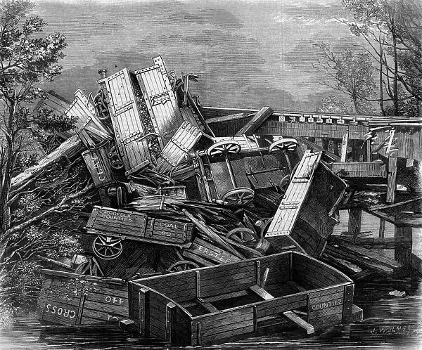 Rail Crash Near Belper