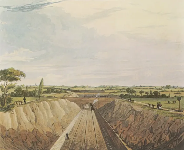 Framed Print : Rail / Liverpool / 1830 Framed Print : Rail / Liverpool / 1830