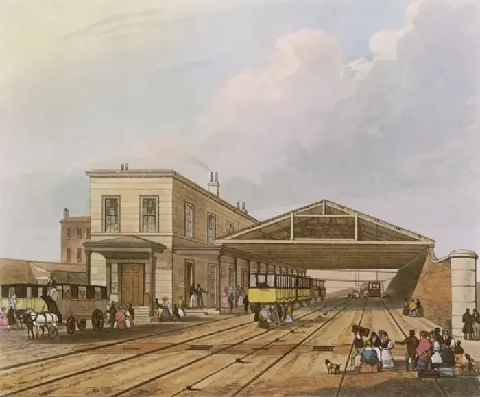 Framed Print : Rail / Liverpool / 1830 Framed Print : Rail / Liverpool / 1830