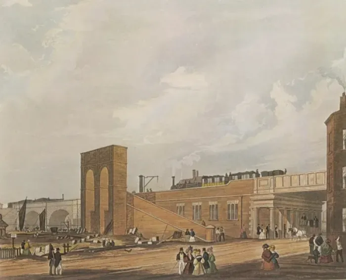 Framed Print : Rail / Manchester / 1830 Framed Print : Rail / Manchester / 1830