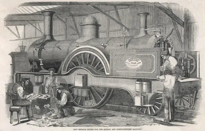 Framed Print : Rail / Manufacture Framed Print : Rail / Manufacture