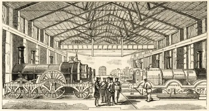 Framed Print : Rail / Manufacture Framed Print : Rail / Manufacture