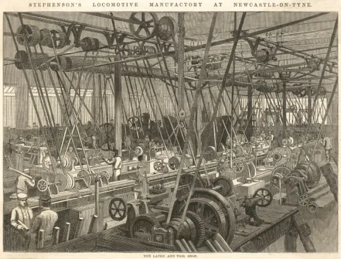 Framed Print : Rail / Manufacture Framed Print : Rail / Manufacture