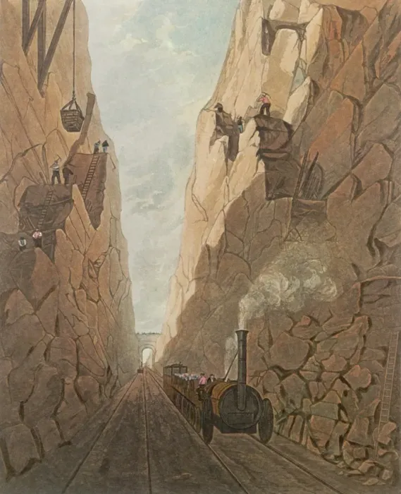Framed Print : Rail / Olive Mount / 1831 Framed Print : Rail / Olive Mount / 1831