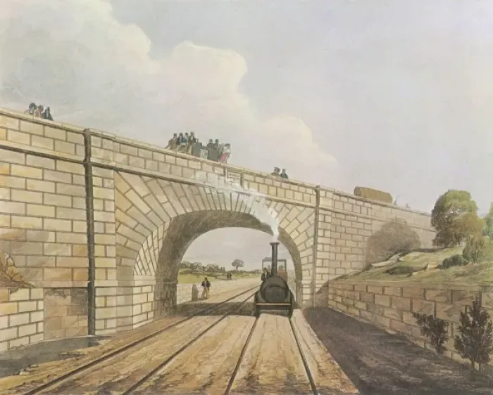 Framed Print : Rail  /  Rainhill Bridge