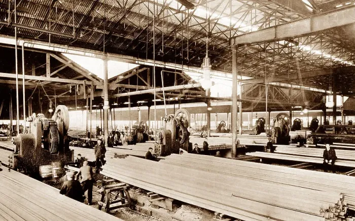 Framed Print : Rail Shop, Steel Works Workington Framed Print : Rail Shop, Steel Works Workington