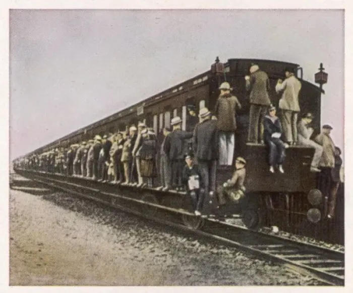 Framed Print : Rail Strike / Germany / 1922 Framed Print : Rail Strike / Germany / 1922