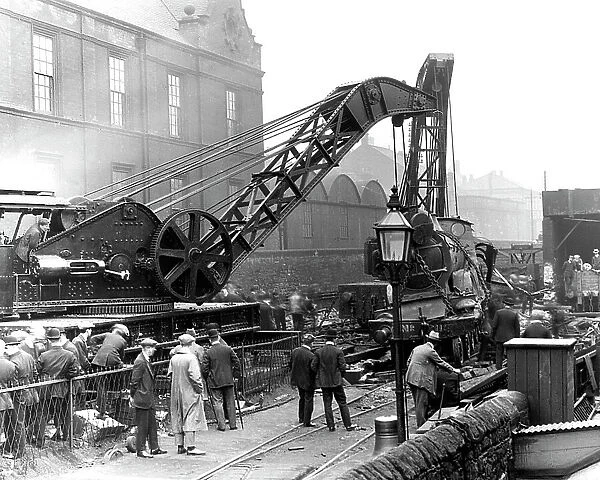 Railway accident at Elswick near Newcastle upon Tyne, 1909