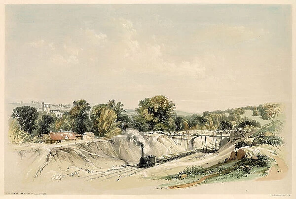 Railway construction, Berkhamsted, Herts. 1837