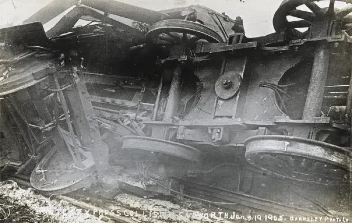 Framed Print : Railway disaster, 19 January 1905 Framed Print : Railway disaster, 19 January 1905