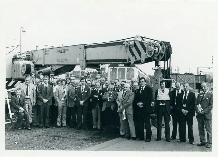 Framed Print : Railway Division members at British Rail Kingmore Depot Framed Print : Railway Division members at British Rail Kingmore Depot