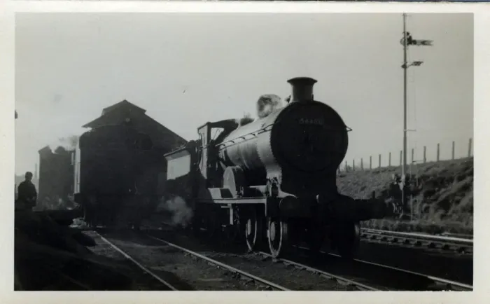 Framed Print : Railway Engine Shed, Tain, Ross & Cromarty, Scotland. Date: 1952 Framed Print : Railway Engine Shed, Tain, Ross & Cromarty, Scotland. Date: 1952