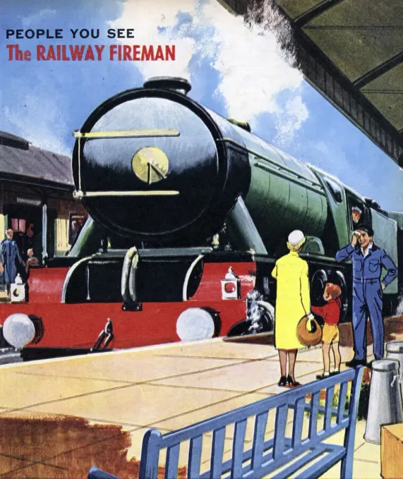 Framed Print : The Railway Fireman Framed Print : The Railway Fireman