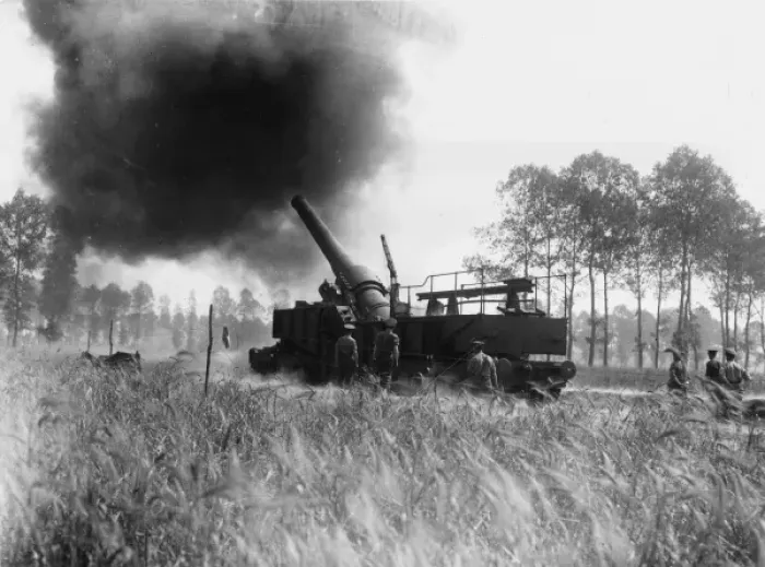 Framed Print : Railway Gun 1916 Framed Print : Railway Gun 1916
