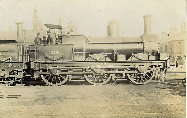 Railway Locomotive No 216 (MS&LR) - (Manchester, Sheffield and Lincolnshire Railway)