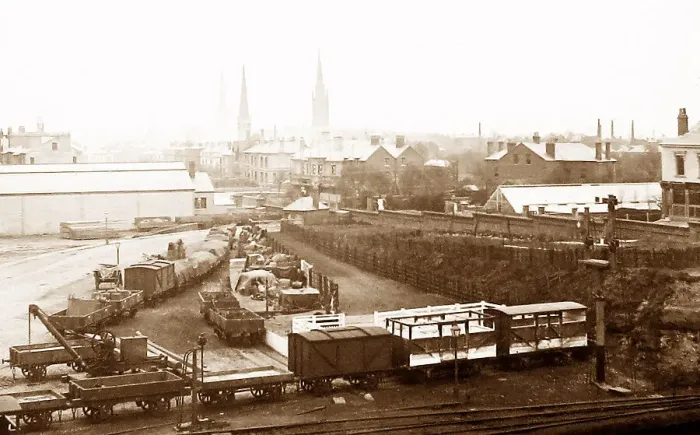 Framed Print : Railway sidings, Coventry Framed Print : Railway sidings, Coventry