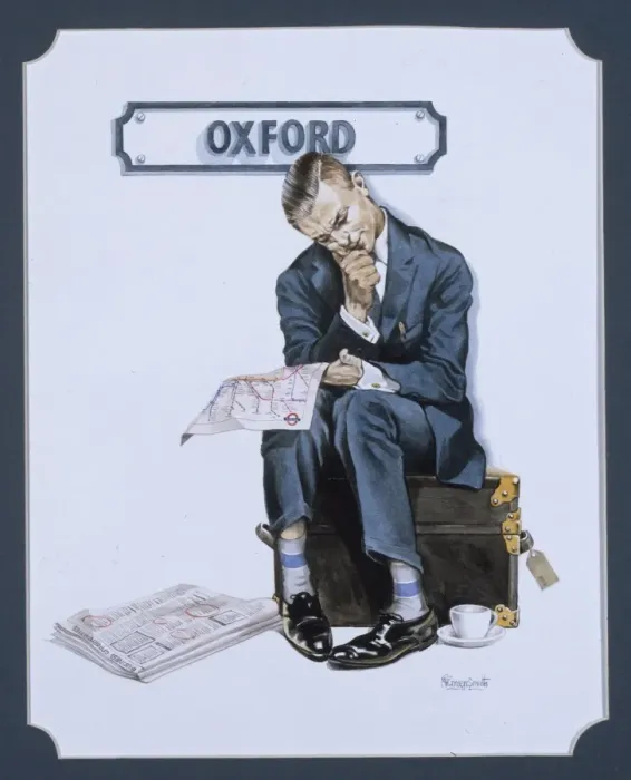 Framed Print : Railway Sleeper - Oxford Station Framed Print : Railway Sleeper - Oxford Station